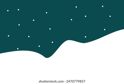 Fondo de dos colores del Año Nuevo y nieve en caída