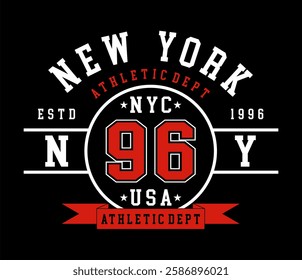 NEW YORK 96 DESİGN VECTOR graphic