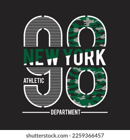 new york athletic department,design typography vector illustration