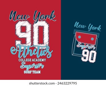 new york athletic urban text boy