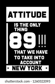 new york attitude,t-shirt design