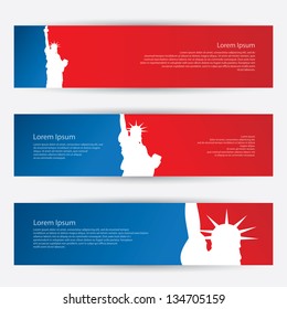 New York banners - vector illustration