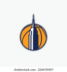 New york basketball team mascot logo.