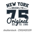 New york brooklyn 75 original estd. 1985