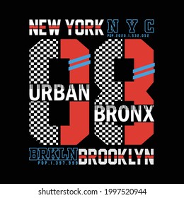 New york Brooklyn authentic slogan graphic typography design,vector illustration,art,style