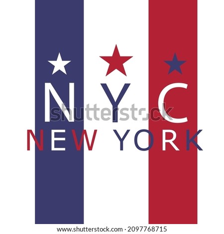 New York, Brooklyn typography for clothes design. Graphics for print product
