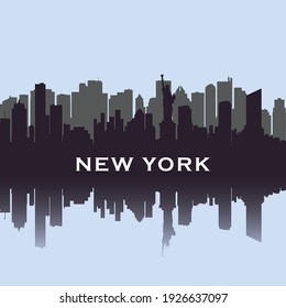 New Yorker Stadthintergrund, Vektor, kann für Web, Print und mobile