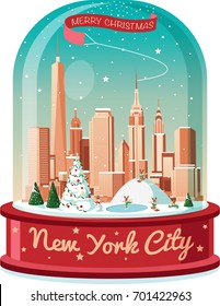 New York City Christmas Snowball