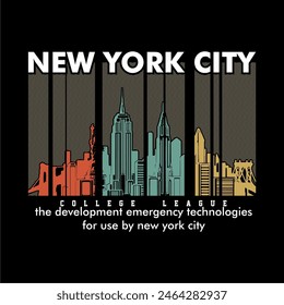 new york city college league vintage