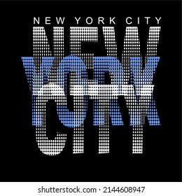 new york city design gradient dotted abstract effect for print and others