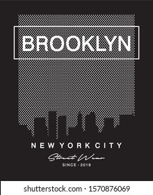 new york city design for print t shirt 