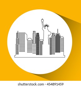 new york city design, vector illustration eps10 graphic