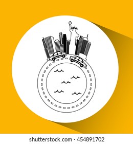 new york city design, vector illustration eps10 graphic