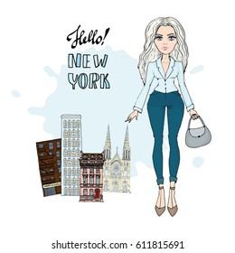 New York City Fashion Card