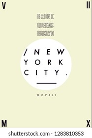 New York City graphic