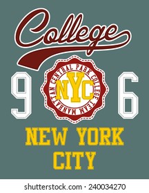 new york city graphic design vector art