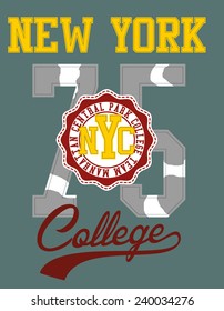 new york city graphic design vector art