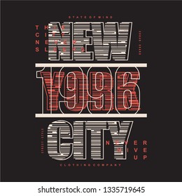 new york city graphic typography design vector vintage for ready print t shirt