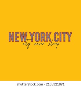 Vector gráfico de la ciudad de Nueva York para camisetas