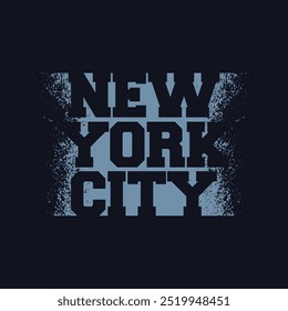 New York City illustration typography. perfect for t shirt design