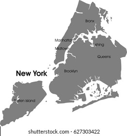 New York city map