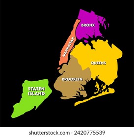 New York City Map United States