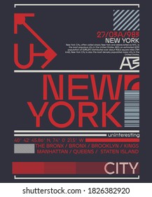 New York City / City Poster