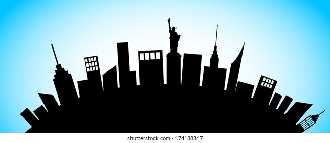 New York City Silhouette