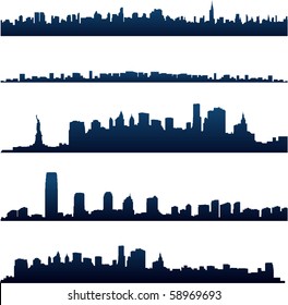 New York City silhouettes