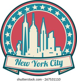 New York City Skyline Stock Vector (Royalty Free) 267531110