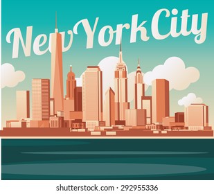 New york City Skyline