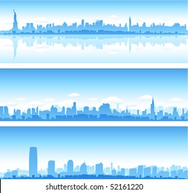 New York City skylines
