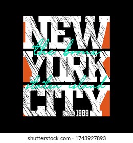 new York city slogan graphic typography for print,t-shirt design,vector illustration