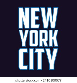 New york city slogan, new york location design, sweatshirt design, tshirt design, vector art, illustrtion, college style design