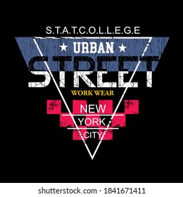 NEW YORK CITY slogan tee graphic typography for print t shirt,illustration,stock vector,art,style