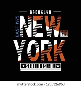 new york city slogan tee graphic typography for print t shirt, illustration, art, style