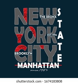 New York city slogan typography for print t shirt,vector illustration,street style,urban style,line art