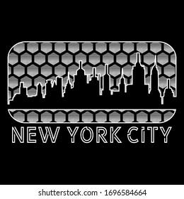 New York city slogan typography graphic for print,t-shirt,apparel,vector illustration,art design