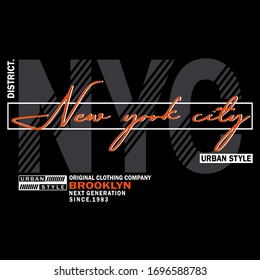 New York city slogan typography graphic for print t-shirt,apparel,vector illustration,style design