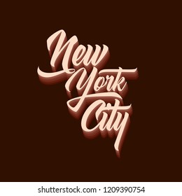 New york city slogan/ Vector art template. t shirt graphics, tee print design.