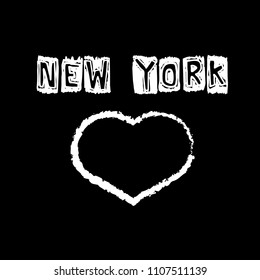 New york city slogan,New york city print in vector, t-shirt graphics, designed for tee print design. Vector illustration.