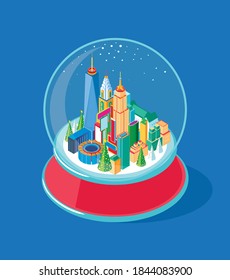 New York City snow globe