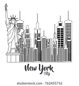 New York City Abstract Skyline Art Stock Vector (Royalty Free) 1691981170