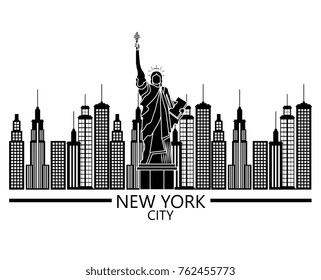 new york city statue of Liberty scene