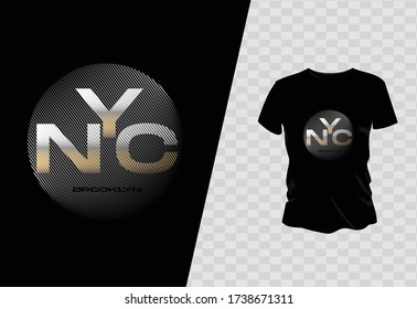 New York City stylish t-shirt and apparel abstract design. Vector print, typography, poster. eps10