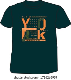 New York city t shirt vector design