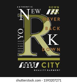 New York City Text Frame Typografie Stadtbild