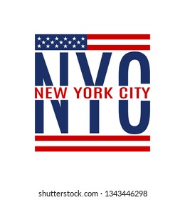 New York City Text Nyc Typography Stock Vector (Royalty Free ...