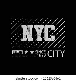 New york city t-shirt and apparel design