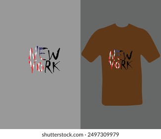 New York city t-shirt design.